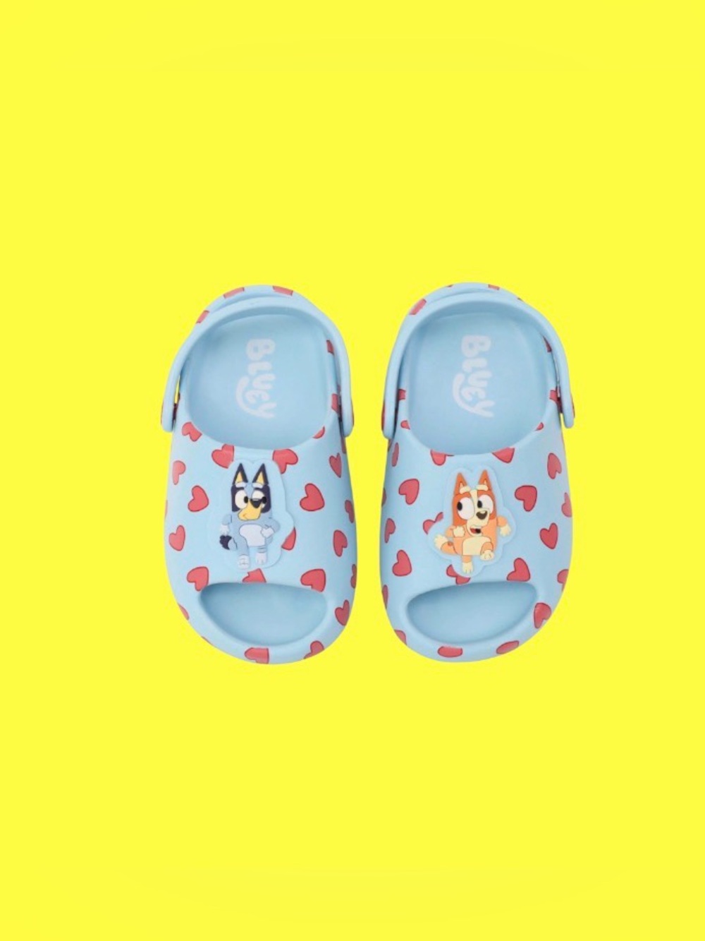 BLUEY valentines slides sandals by GROUND UP unisex girl’s shoes size 5 6